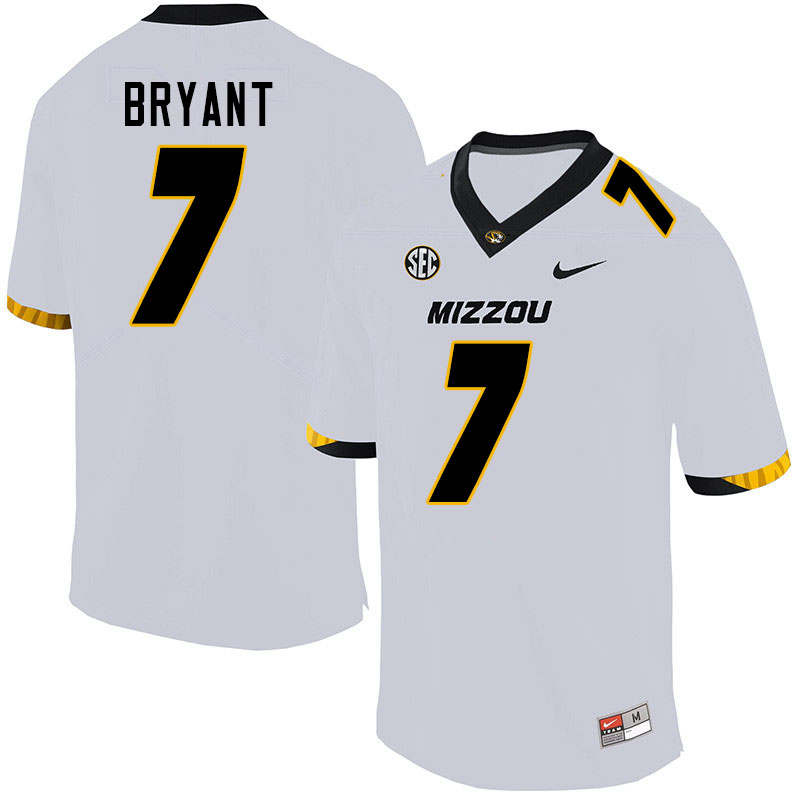 Men #7 Kelly Bryant Missouri Tigers College Football Jerseys Sale-White - Click Image to Close